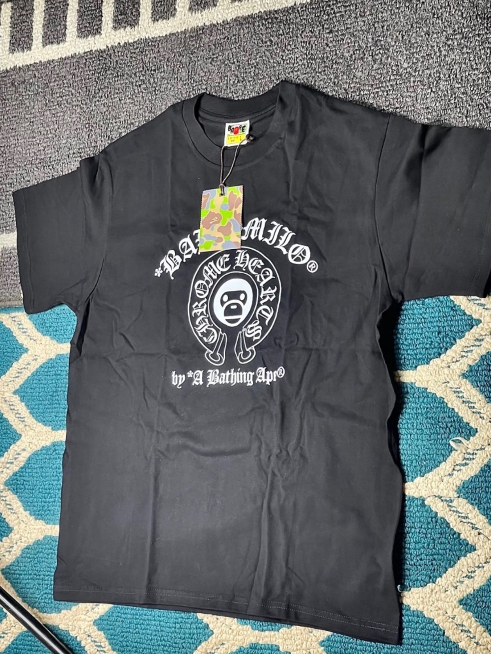 BAPE x Chrome Hearts - Baby Milo T shirt Size L